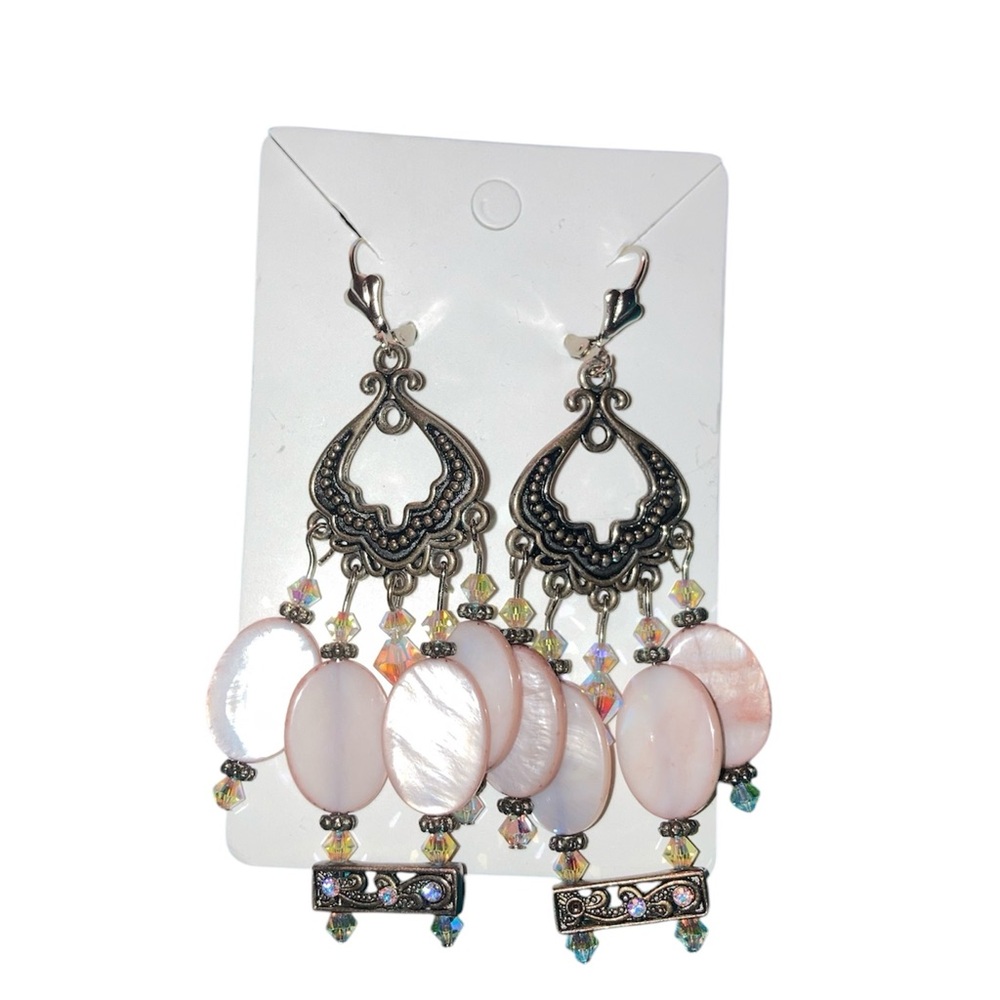 Stone Chandelier Earrings